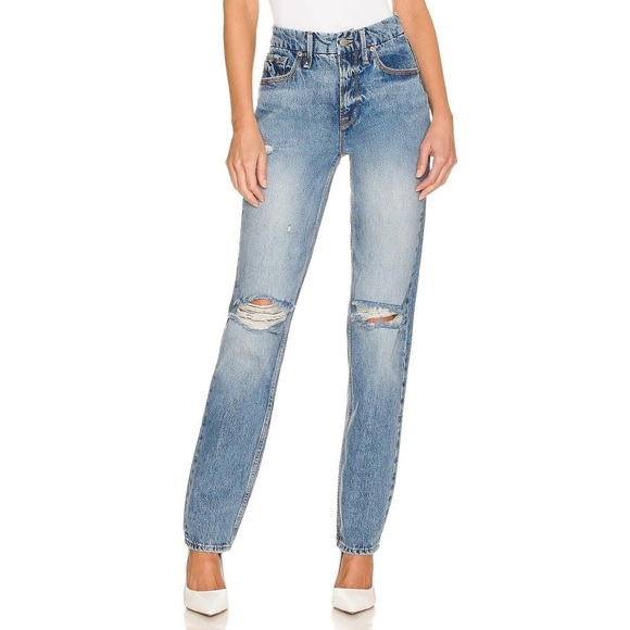 Good American Denim - Good American Good '90s Icon Jean in Indigo065